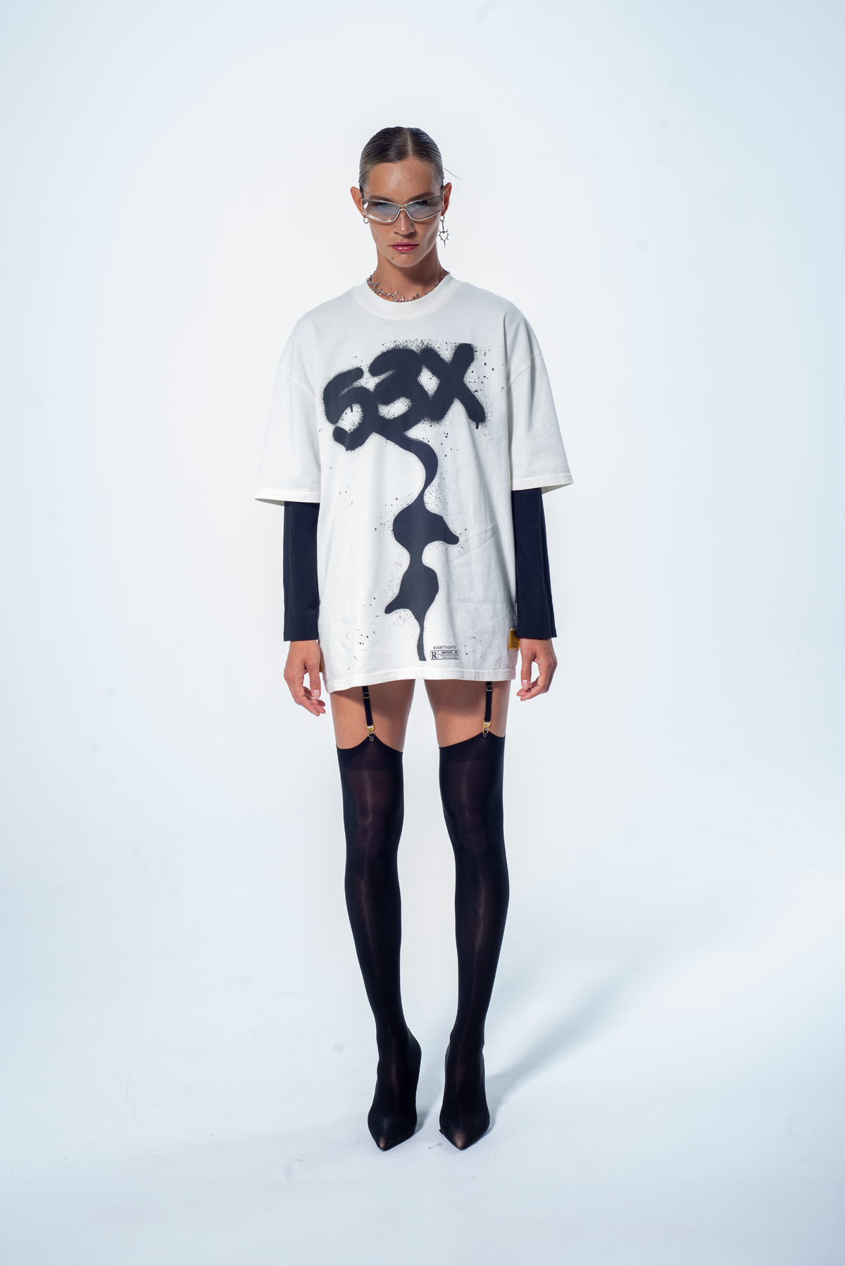 "Free To Be Me" T-shirt in White