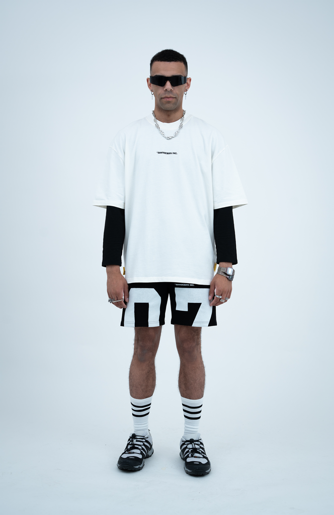 Tシャツ・カットソー \"CHAOS GIRL\" WHITE WAXED T SHIRT CHAOS GIRL